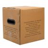 Siamese RG59 + 18/2 CCTV 95% Bare Copper Shielded Cable Pull Box - 1000 Feet White