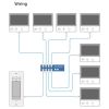IP Door Entry Camera Panel â€“ IPX-850F Video Intercom Door Station with 5 Inch TFT Touch Screen, 170Â° Ultra Wide Fisheye Lens, Stainless Steel Housi