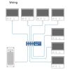 IP Door Entry Camera Panel â€“ IPX-850S Video Intercom Door Station with 5 Inch TFT Touch Screen, 170Â° Ultra Wide Fisheye Lens, Stainless Steel Housi
