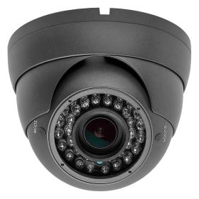 Security Indoor/Outdoor Dome Camera 700TVL Dark Gray 36IR - 2.8-12mm Varifocal