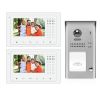 Intercom System for Home | 2 Wire 2 Monitors 4.3inch | 1 Apartment Video Door Bell | Door Release - DK43321S/ID