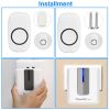 Wireless Doorbells Rings 1000FT Operating Range IP44 Waterproof Door Chime