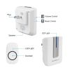 Wireless Doorbells Rings 1000FT Operating Range IP44 Waterproof Door Chime