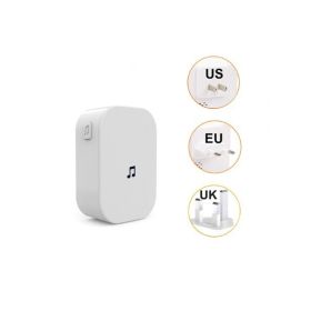 Smart Visual Doorbell Monitoring Intercom Low Power Camera (Option: White US)