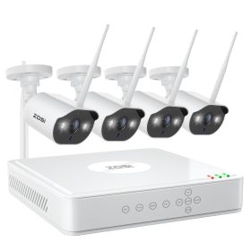 ZOSI Zhou Shi 5 Million HD POE Network Video Recorder Security Remote Outdoor Monitor Suit (Option: Fixed 2T Hard Disk-US)